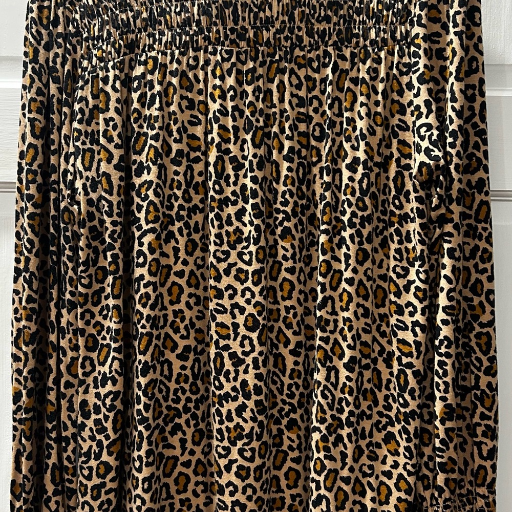 Leopard Print Women's Blouse